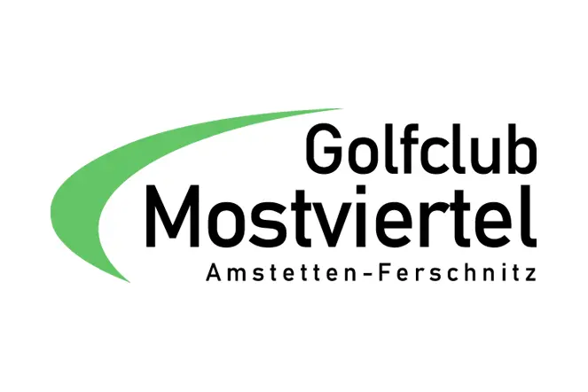 Logo des Golfclub Mostviertel mit weißem Hintergrund